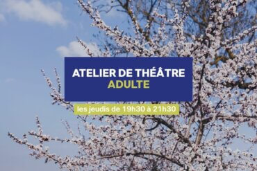 Visuel atelier de théâtre adulte