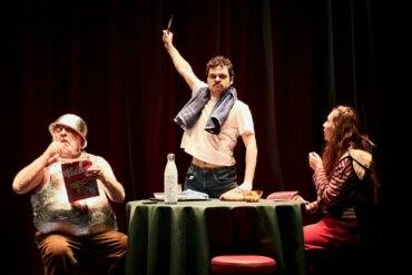 Photo du spectacle Papy Quichotte d'Elsa Granat par Christophe Raynaud de Lage