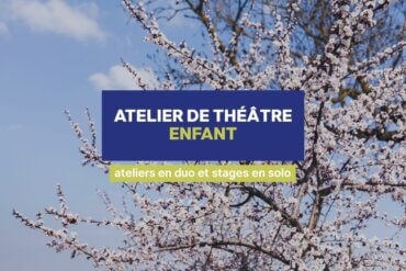 Visuel atelier de théâtre enfant